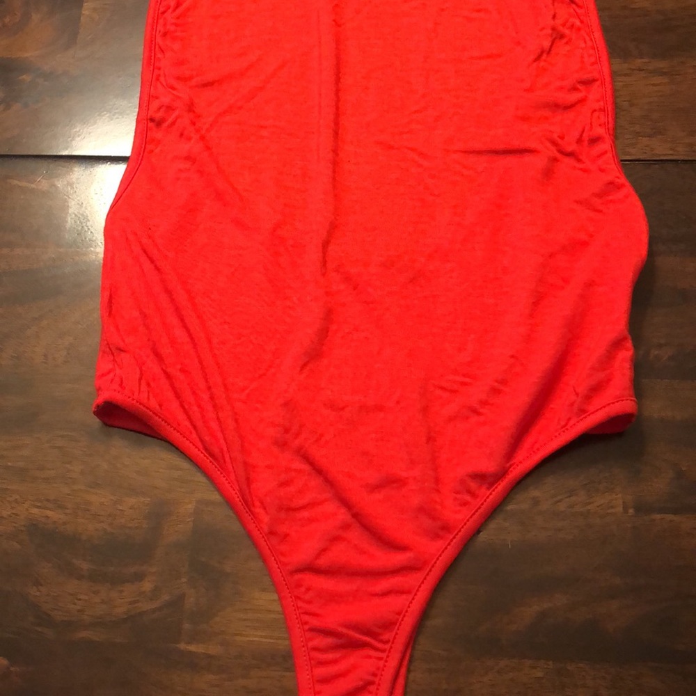 Red T-Shirt Bodysuit